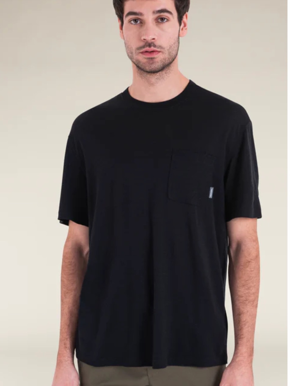 Icebreaker merino wool tech lite relaxed pocket short sleeve t shirt